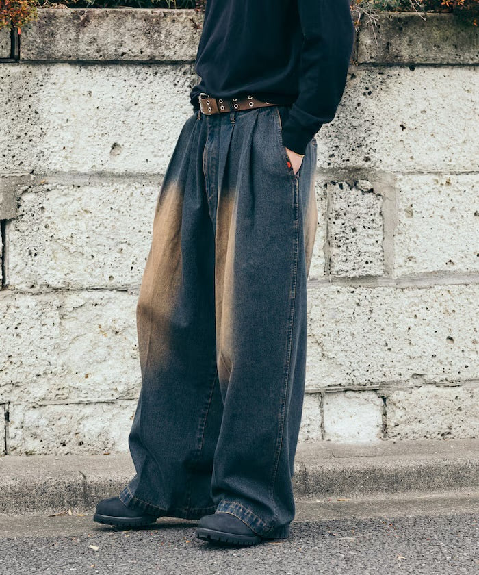 RED KAP
別注 SMU PT-38 2TUCK BAGGY WIDE DENIM PANTS