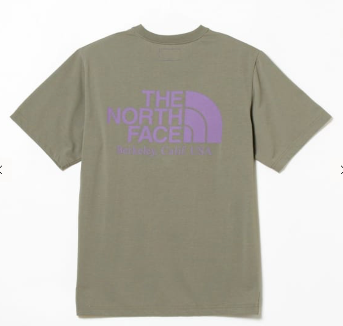 TNF × BEAMS / 別注 ロゴ プリント Tシャツ (NT3332N)