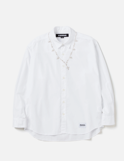 24AW NEIGHBORHOOD / CROSS EMBROIDERY SHIRT LS