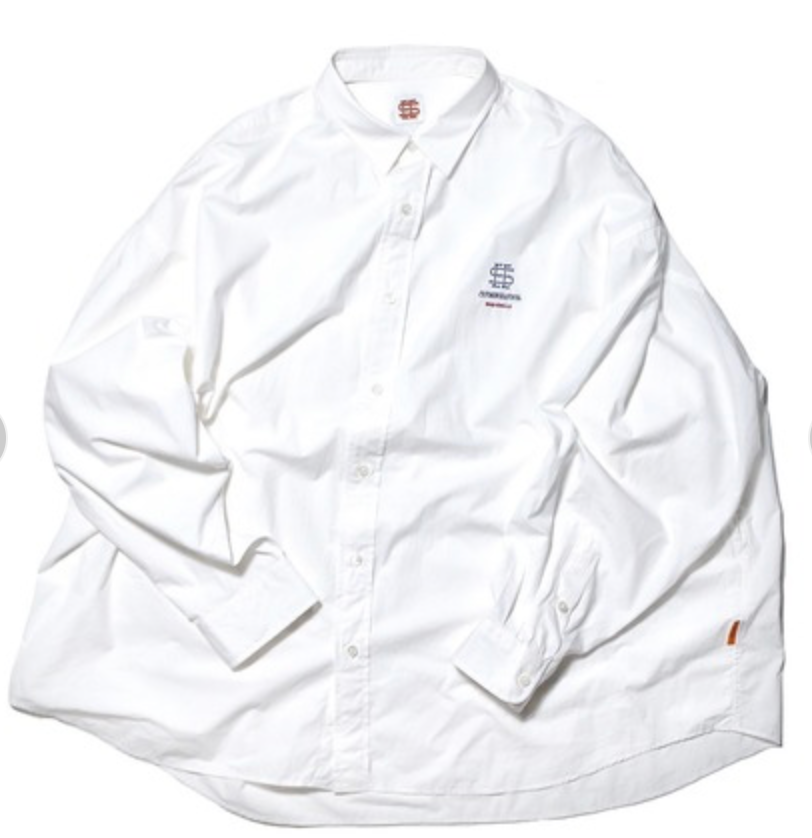 see see x insane WIDE SHIRTS White XL ファッション