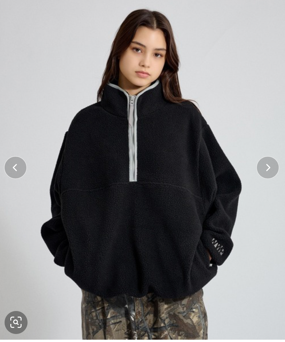 24AW Wettempt / Half Zip Boa Fleece Pullover