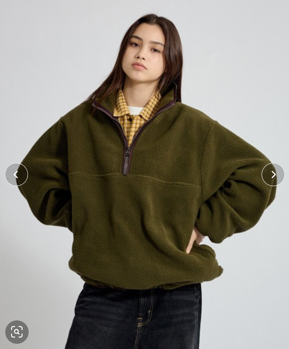 24AW Wettempt / Half Zip Boa Fleece Pullover