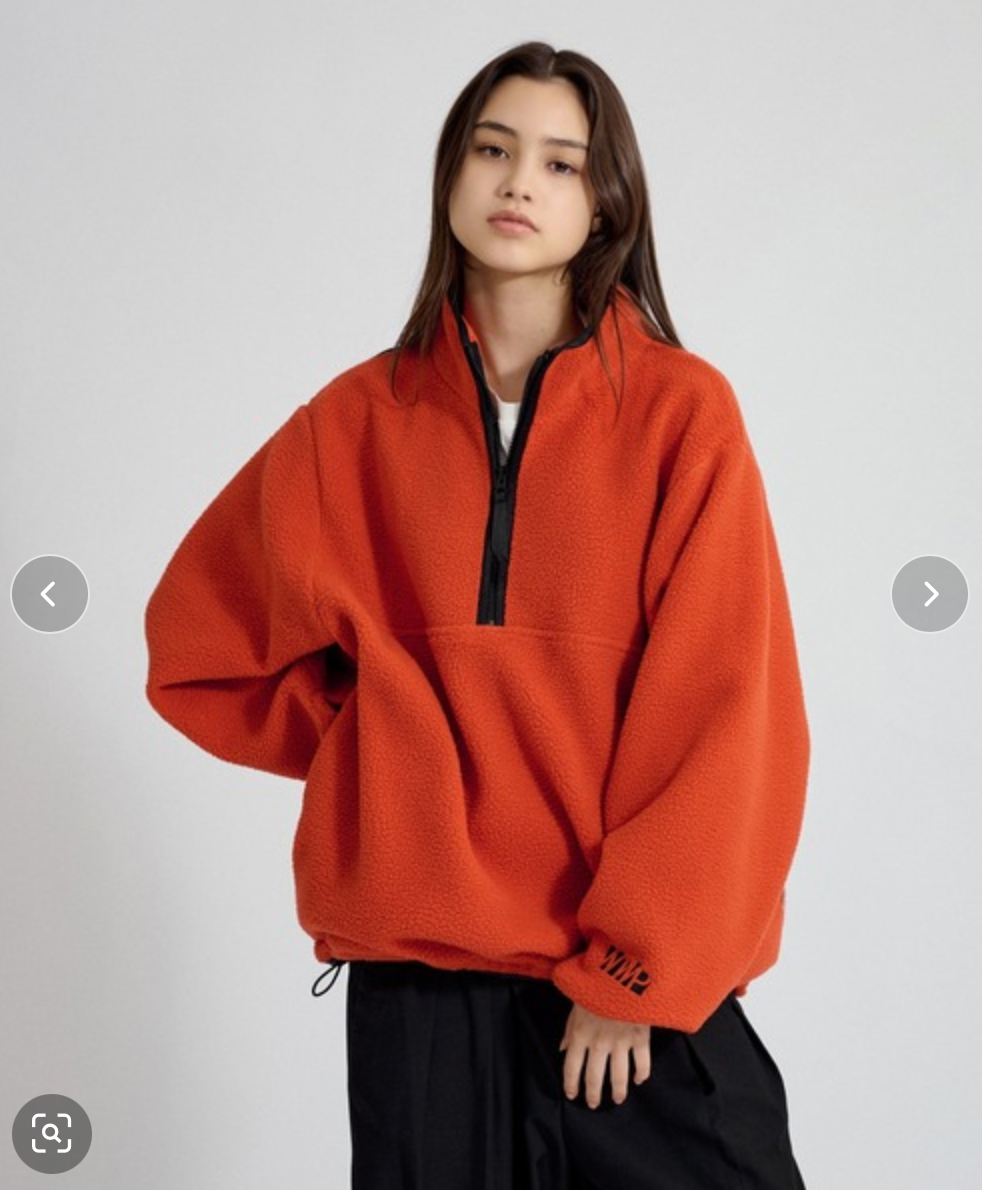 24AW Wettempt / Half Zip Boa Fleece Pullover