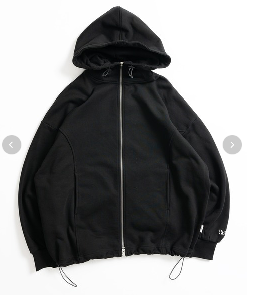 24AW Wettempt / SWEAT MOUNTAIN ZIP PARKA / スウェットマウンテンZIPパーカー