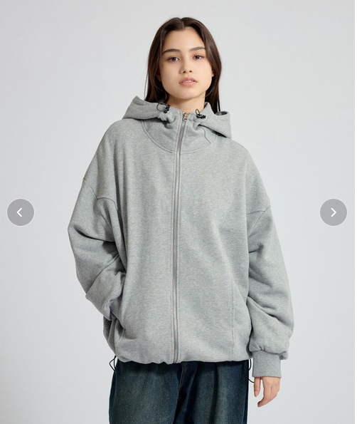 24AW Wettempt / SWEAT MOUNTAIN ZIP PARKA / スウェットマウンテンZIPパーカー