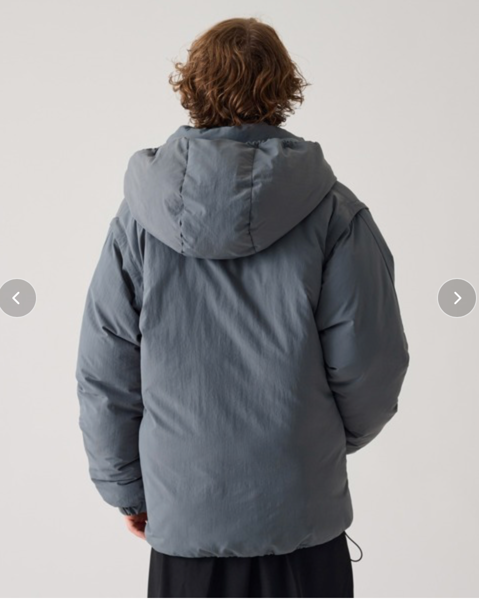 Wettempt / 4WAY DETACHABLE PADDING JACKET / 4WAYデタッチャブルパディングジャケット