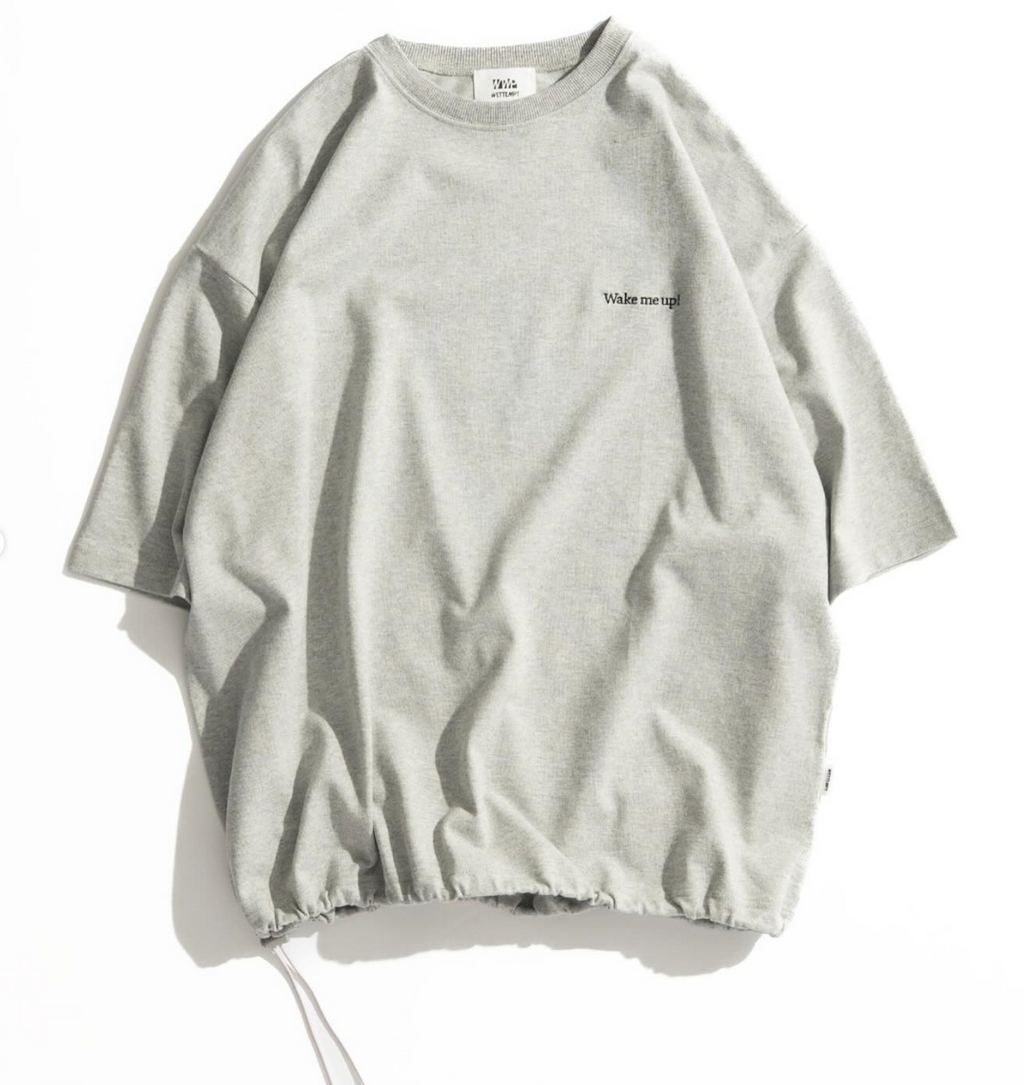 WETTEMPT / ONE SIDE DRAW CORD TEE