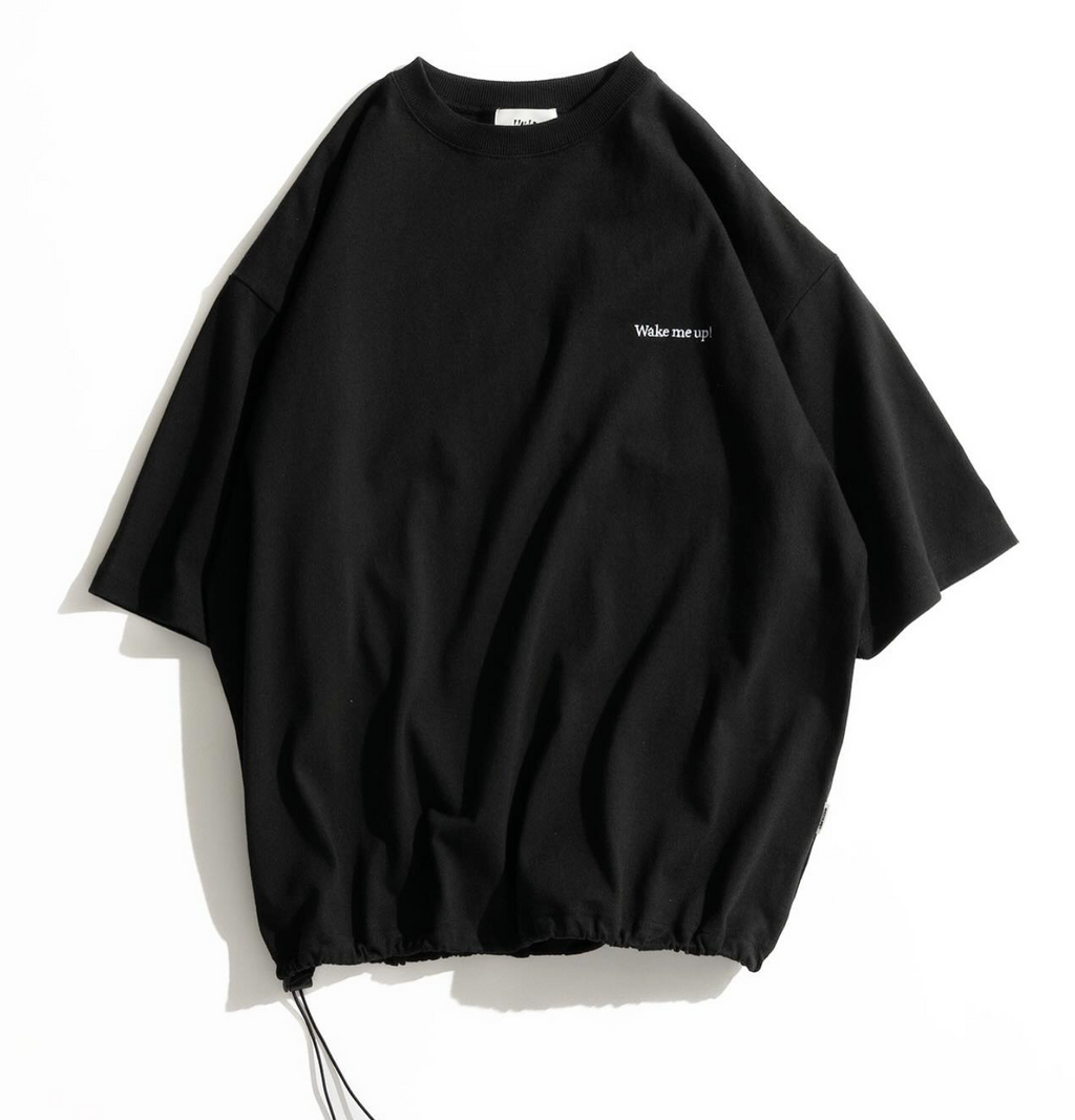 WETTEMPT / ONE SIDE DRAW CORD TEE