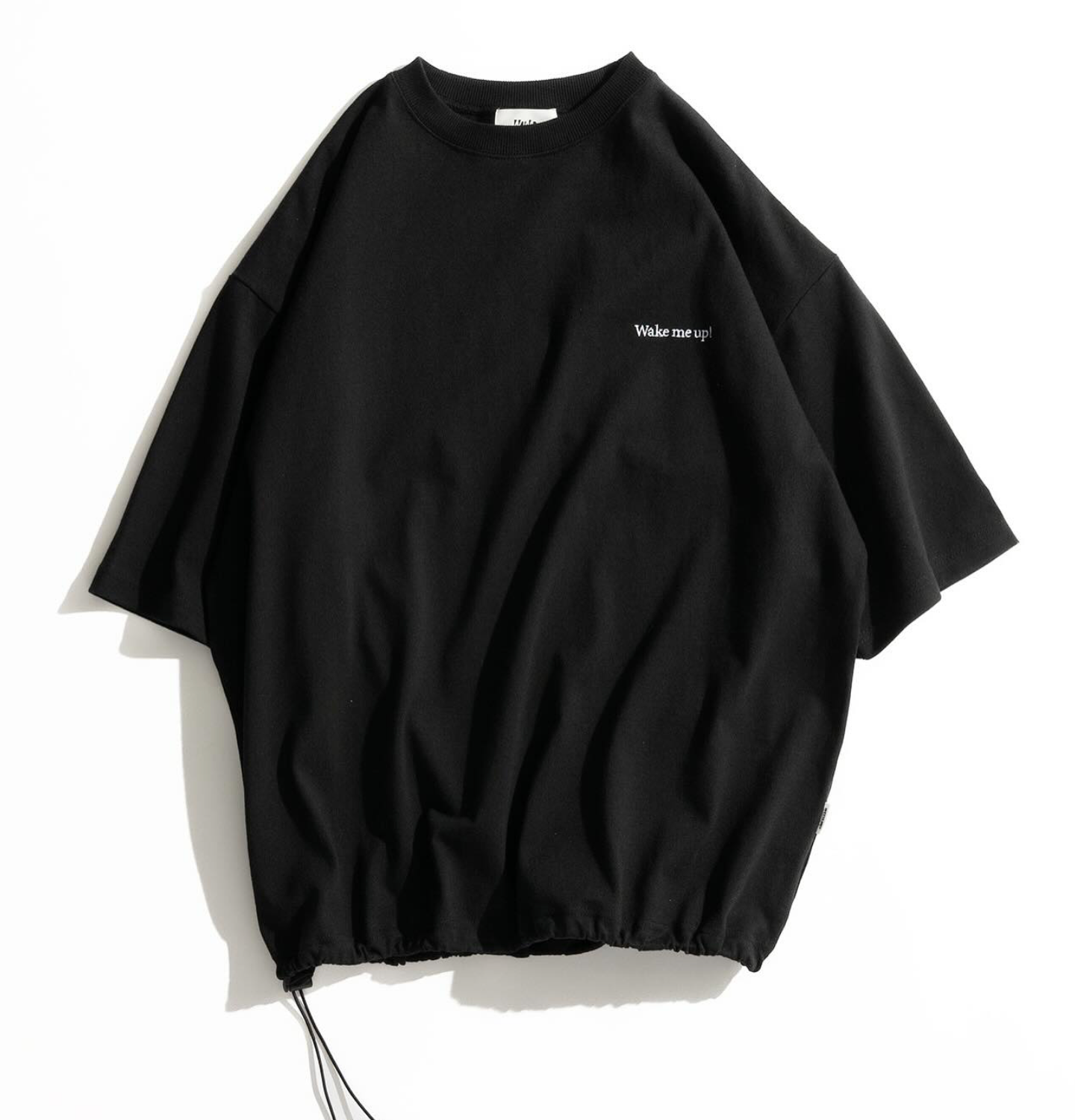 WETTEMPT / ONE SIDE DRAW CORD TEE