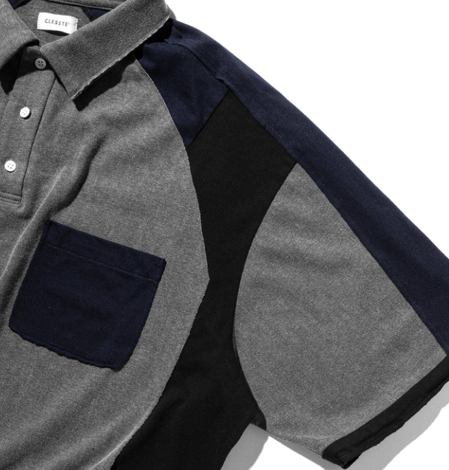 Clesste / MULTI PANEL CITY S/S POLO SHIRT