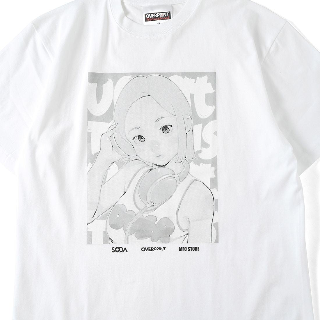 Over Print / DJ SODA x MFC STORE 限定プリントTシャツ