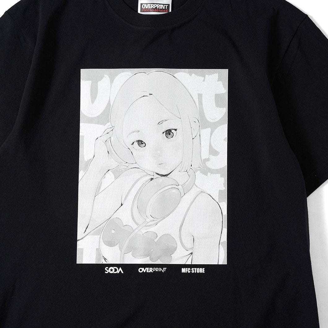 Over Print / DJ SODA x MFC STORE 限定プリントTシャツ