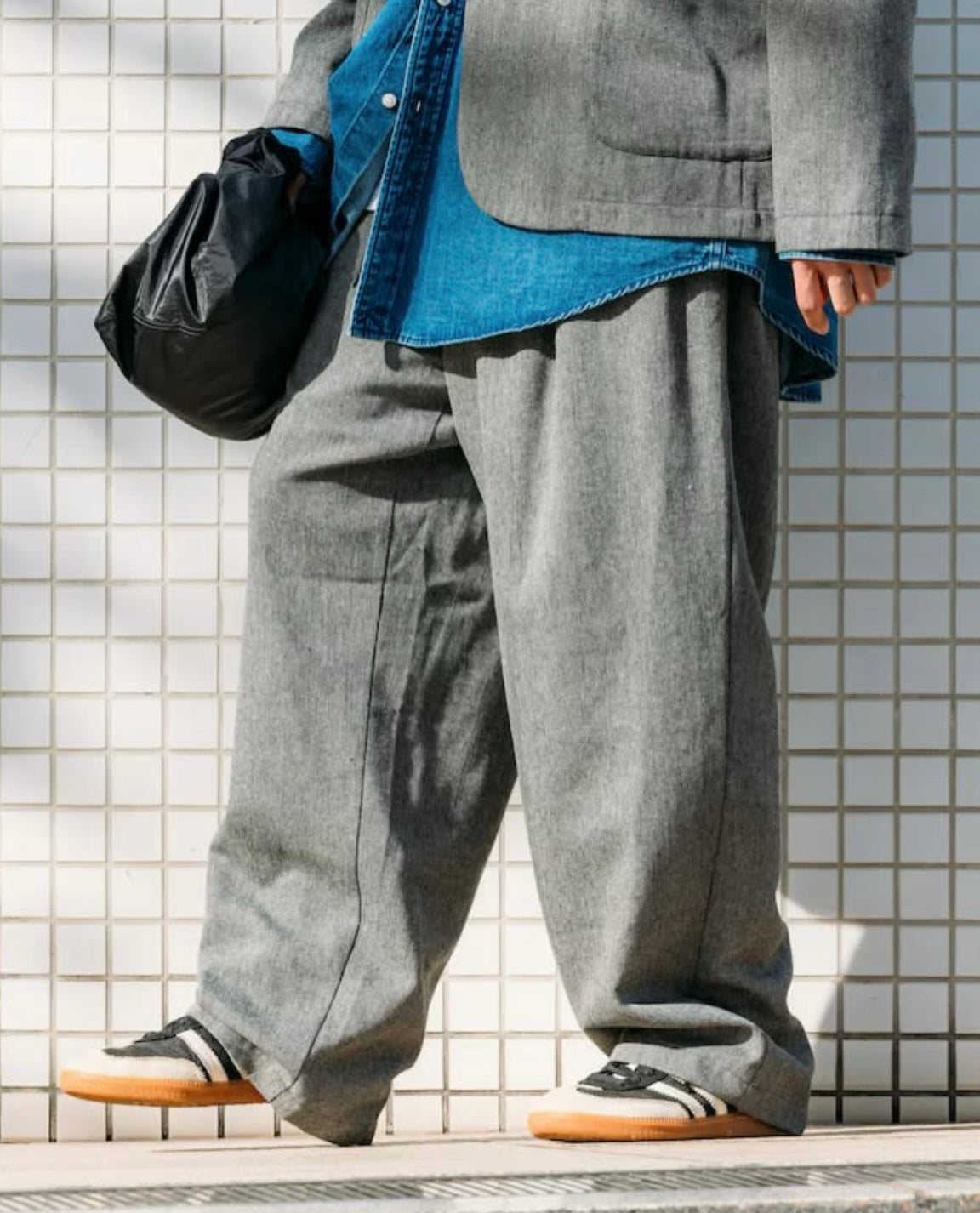 FREAK'S STORE
Relaxed Fit Woolly Jacket and Pants Setup Tailored jacket