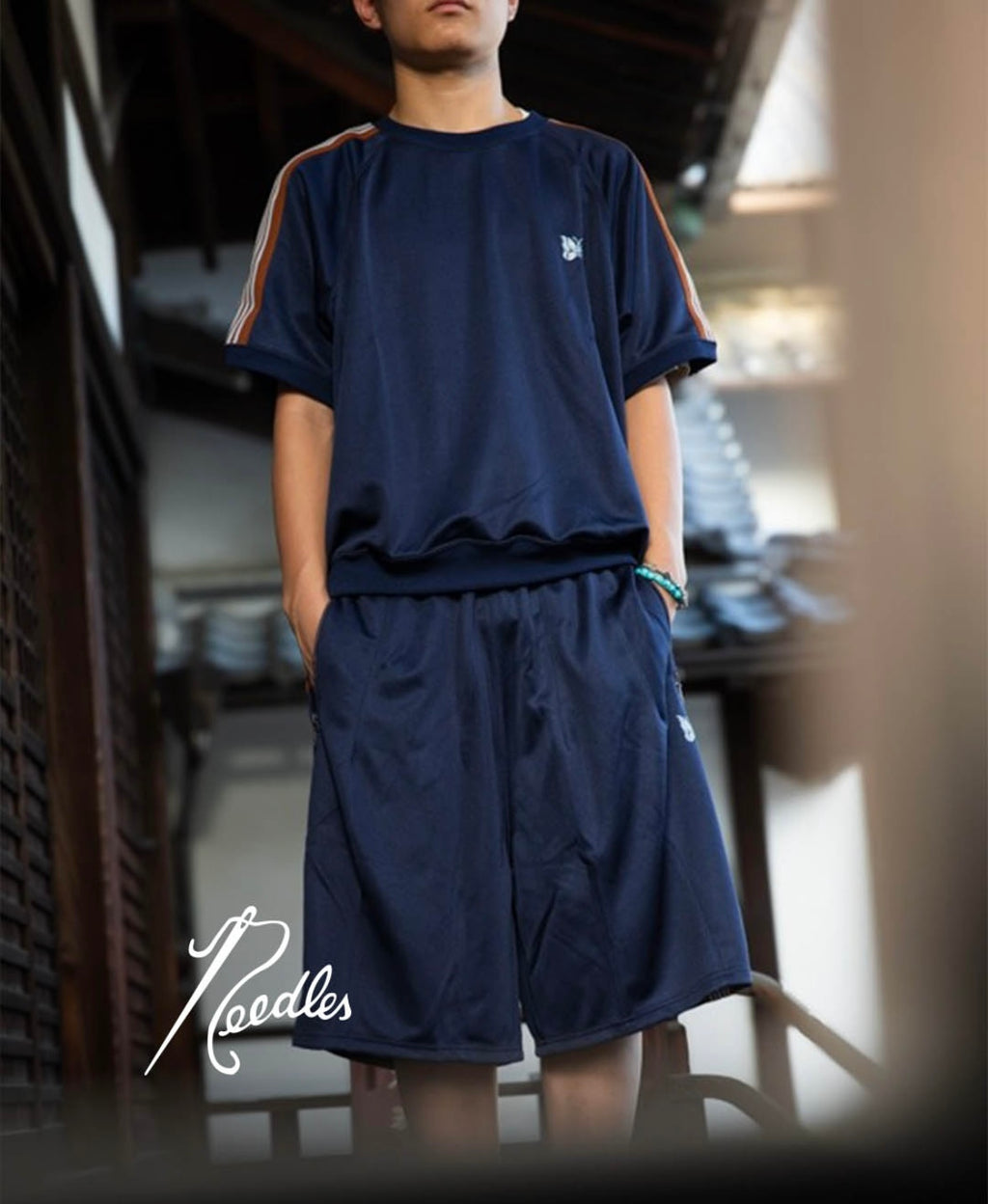 NEEDLES
LOFTMAN別注 50th HD Track Short Poly Smooth