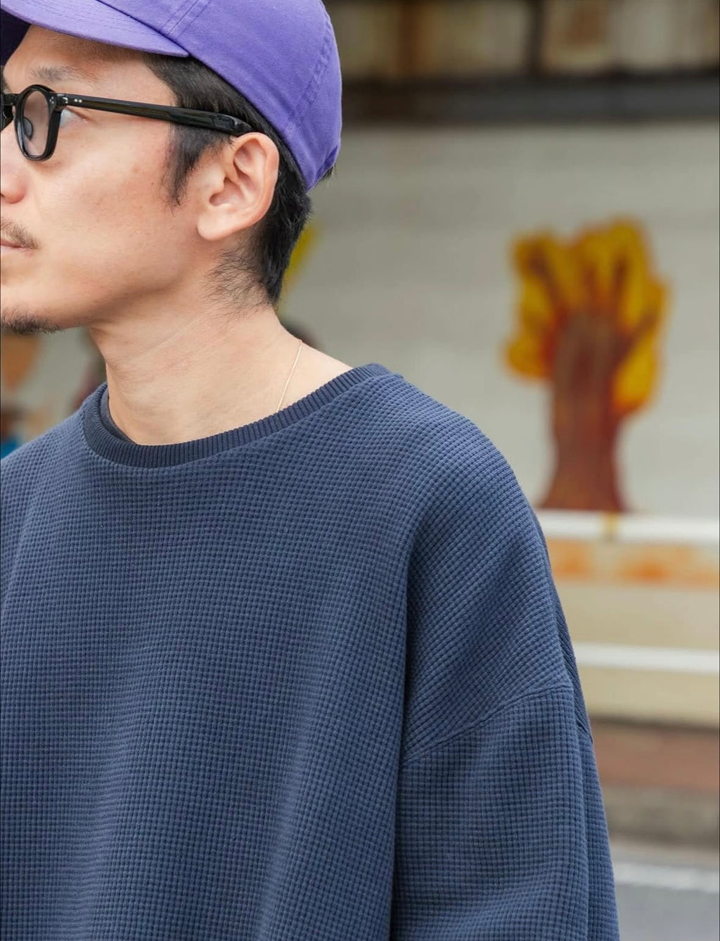 「UR TECH」 Wide Dad TECH CREW PULLOVER