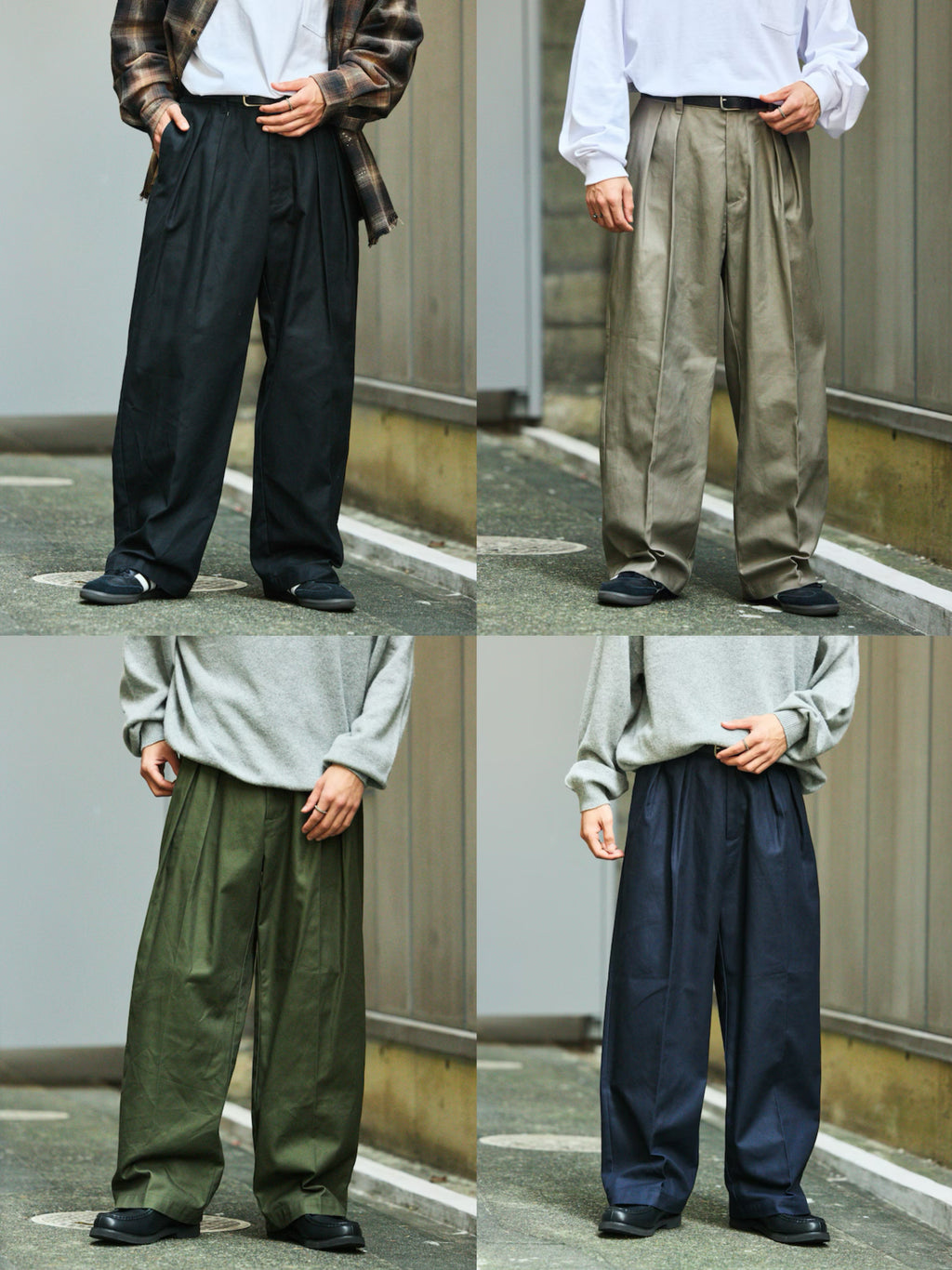 FREAK'S STORE
2-pleat wide straight Slacks