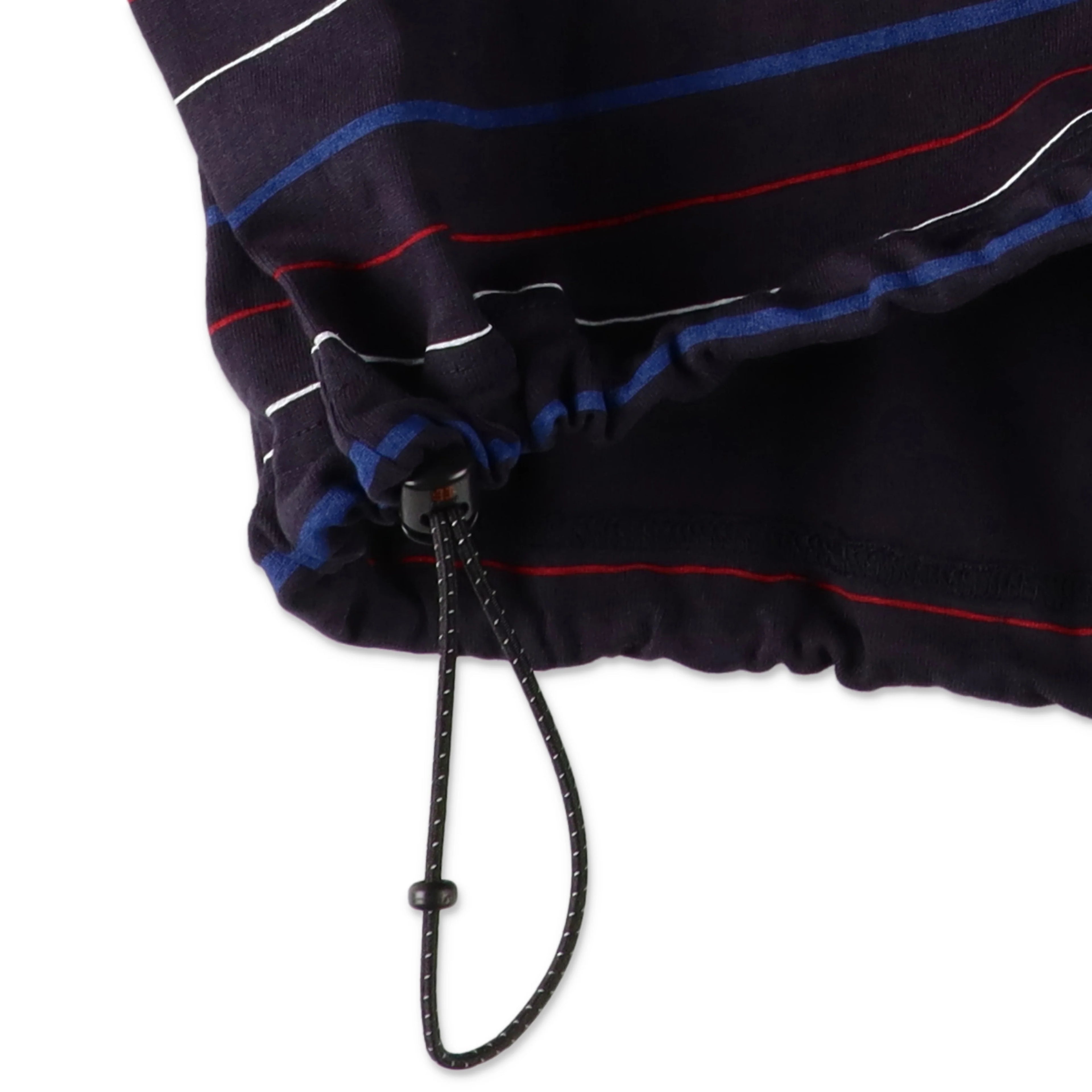【6-3】SEE SEE SUPER BIG BORDER SS W/DRAWSTRINGS TEE【NAVY】