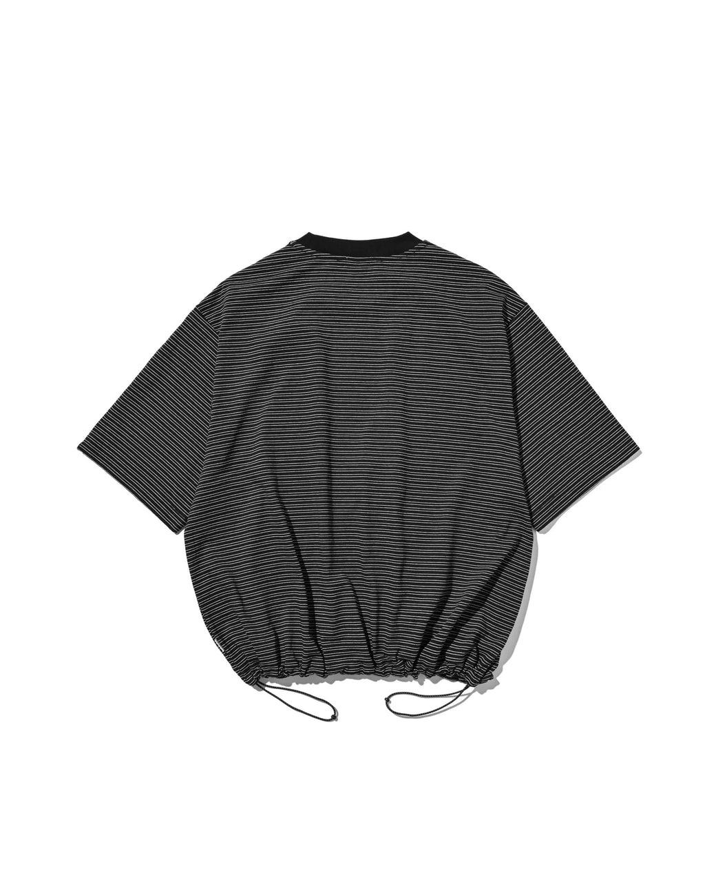 CLESSTE MICRO STRIPE S/S T-SHIRT WITH DRAWSTRINGS