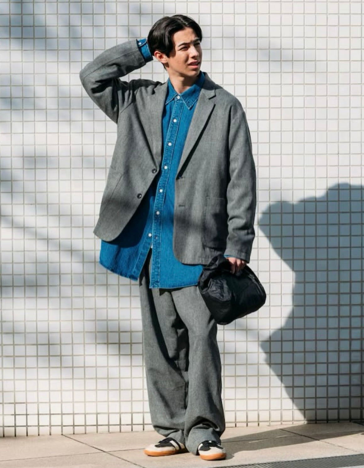 FREAK'S STORE
Relaxed Fit Woolly Jacket and Pants Setup Tailored jacket