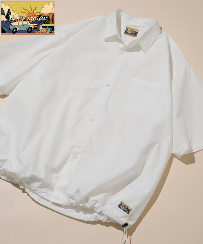 【FREAK'S STORE for BEACH & FES】 Typewriter Spindle Regular Collar S/S Shirt