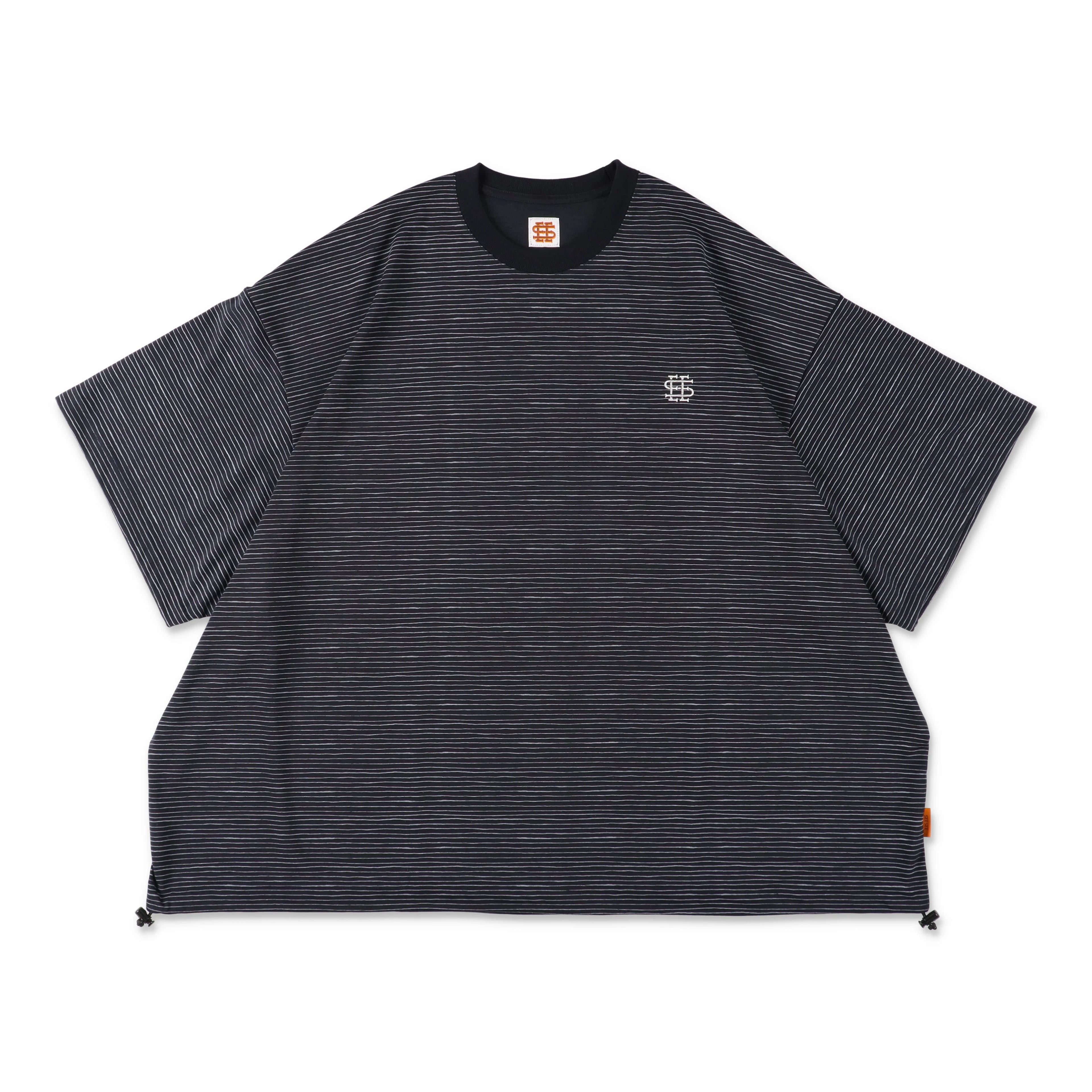 SEE SEE SUPER BIG BORDER SS W/DRAWSTRINGS TEE