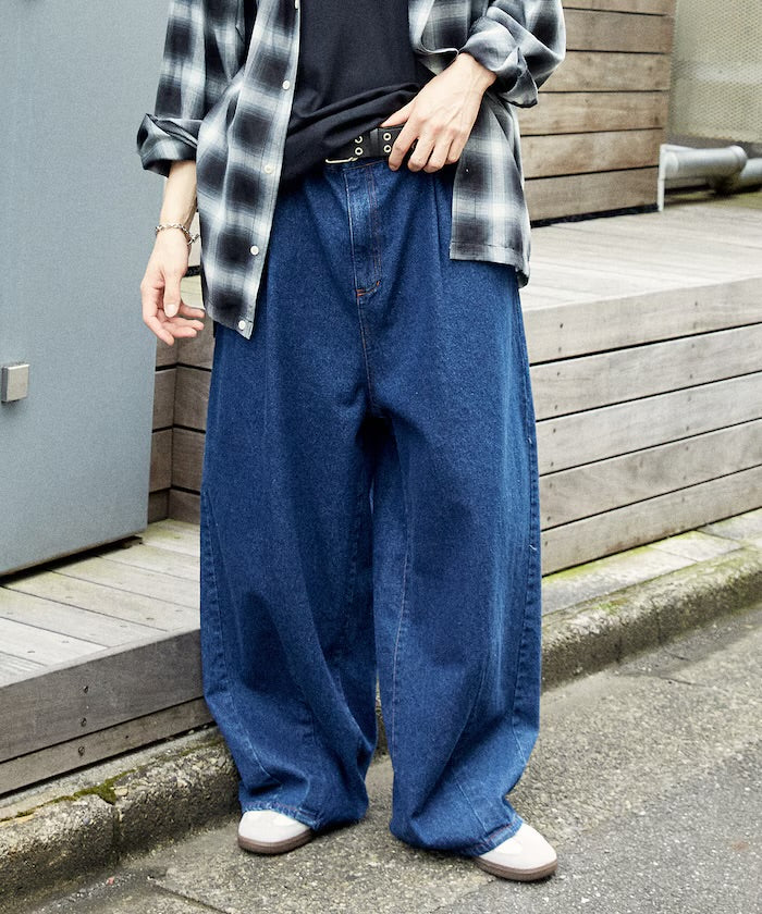 PUBLUX
Tucked twill Pants