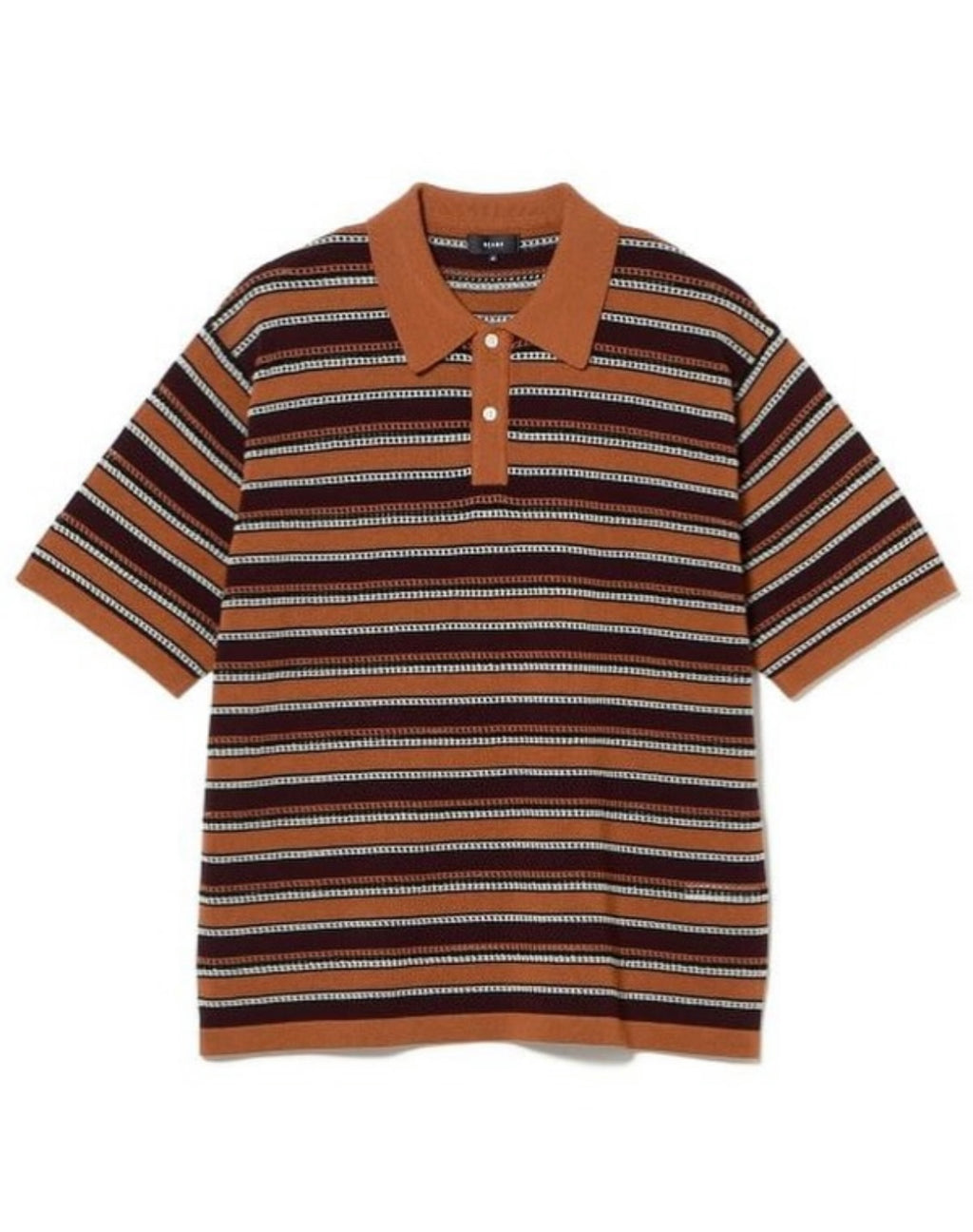 BEAMS
12 Gauge Border Polo Shirt