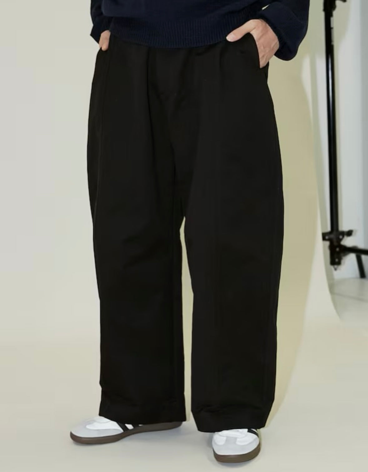 PUBLUX
Over Wide Curve Pants[Limited products]