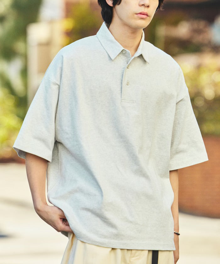 FREAK'S STORE
9oz Heavyweight Big Silhouette Heavyweight Polo Shirt/Oversized Polo
