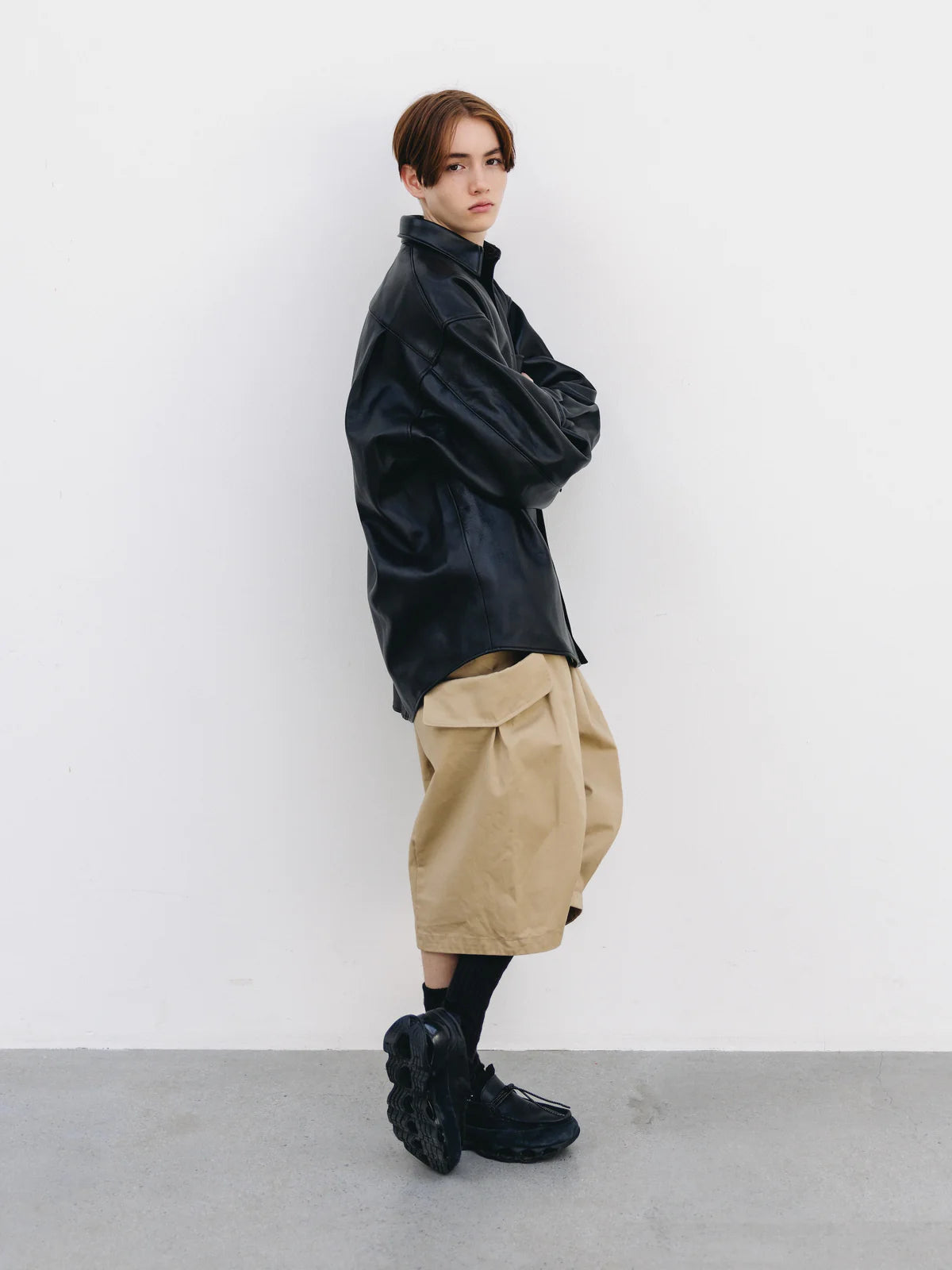 CLESSTE FLAP WIDE BALLOON HALF PANTS