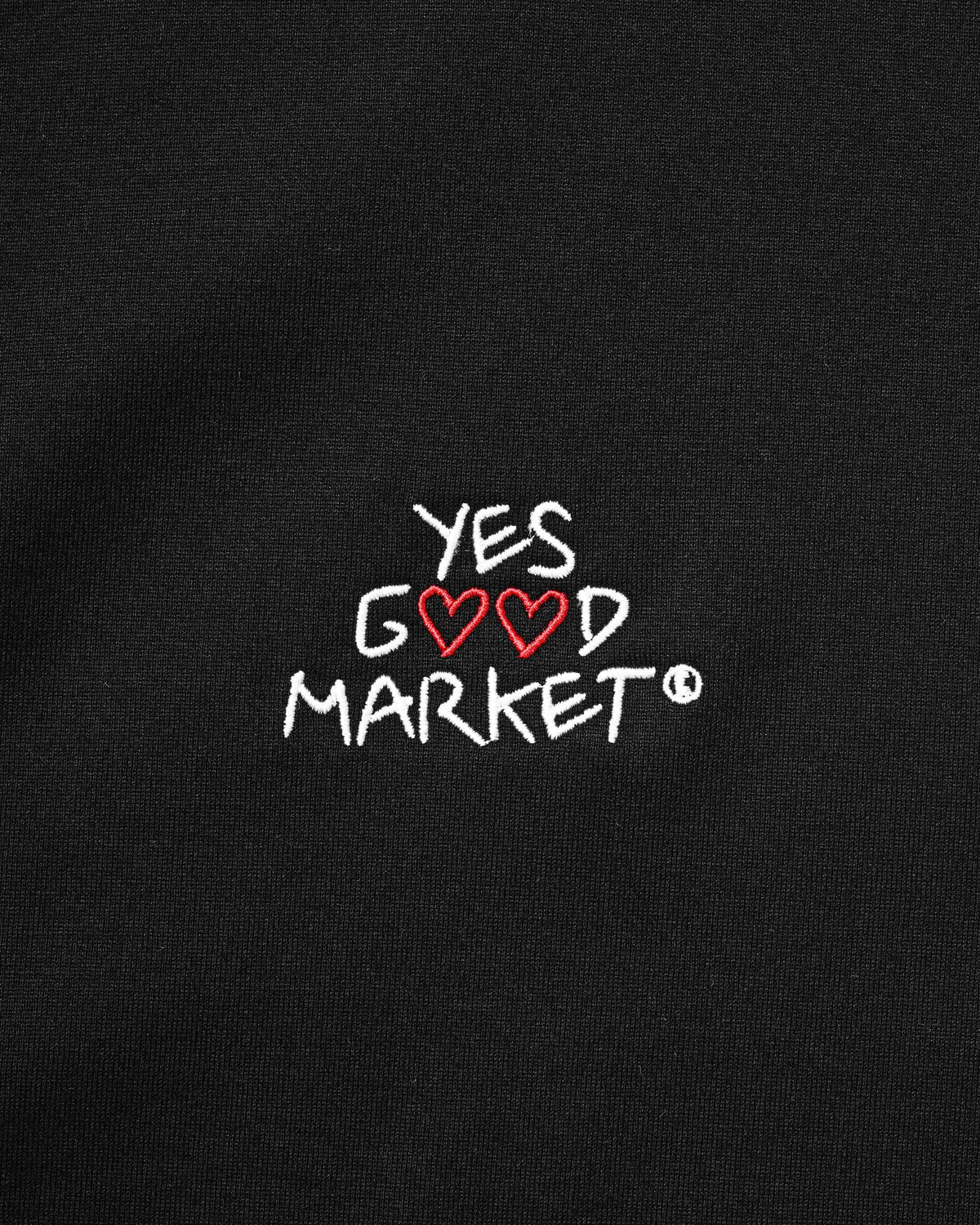 CLESSTE
【LIMITED】 “YES G♡♡D MARKET" S/S T-SHIRT WITH DRAWSTRINGS (BLACK)
