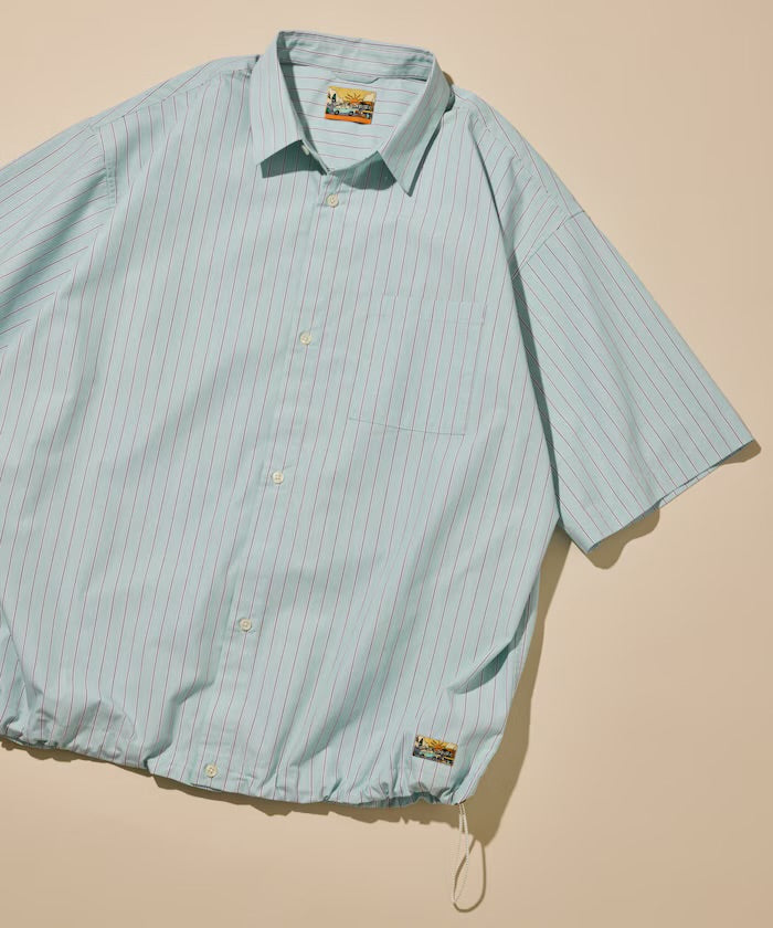 【FREAK'S STORE for BEACH & FES】 Typewriter Spindle Regular Collar S/S Shirt