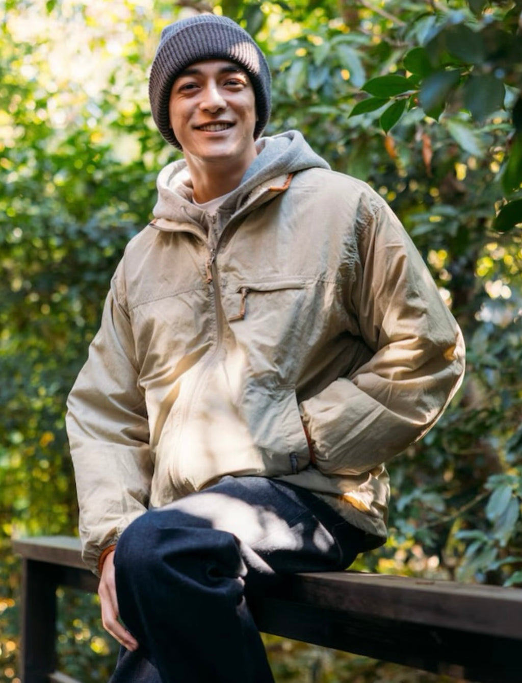 FREAK'S STORE
Relaxed fit reversible nylon fleece Jacket with a single logo