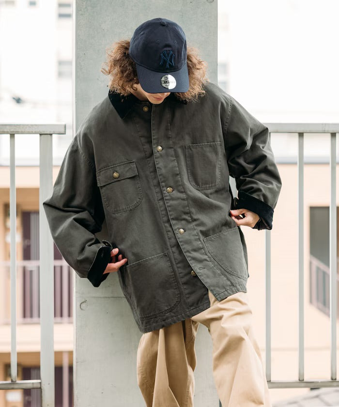 FREAK‘S STORE
Oversized Corduroy Duck Coverall Jacket [Limited products]