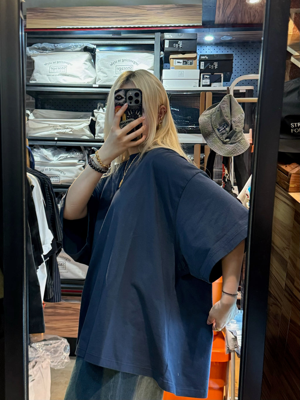 SEE SEE 京都限定 
SUPER BIG FLAT POCKET TEE