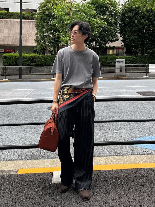 WETTEMPT
2 TUCK EASY STRIPE SLACKS