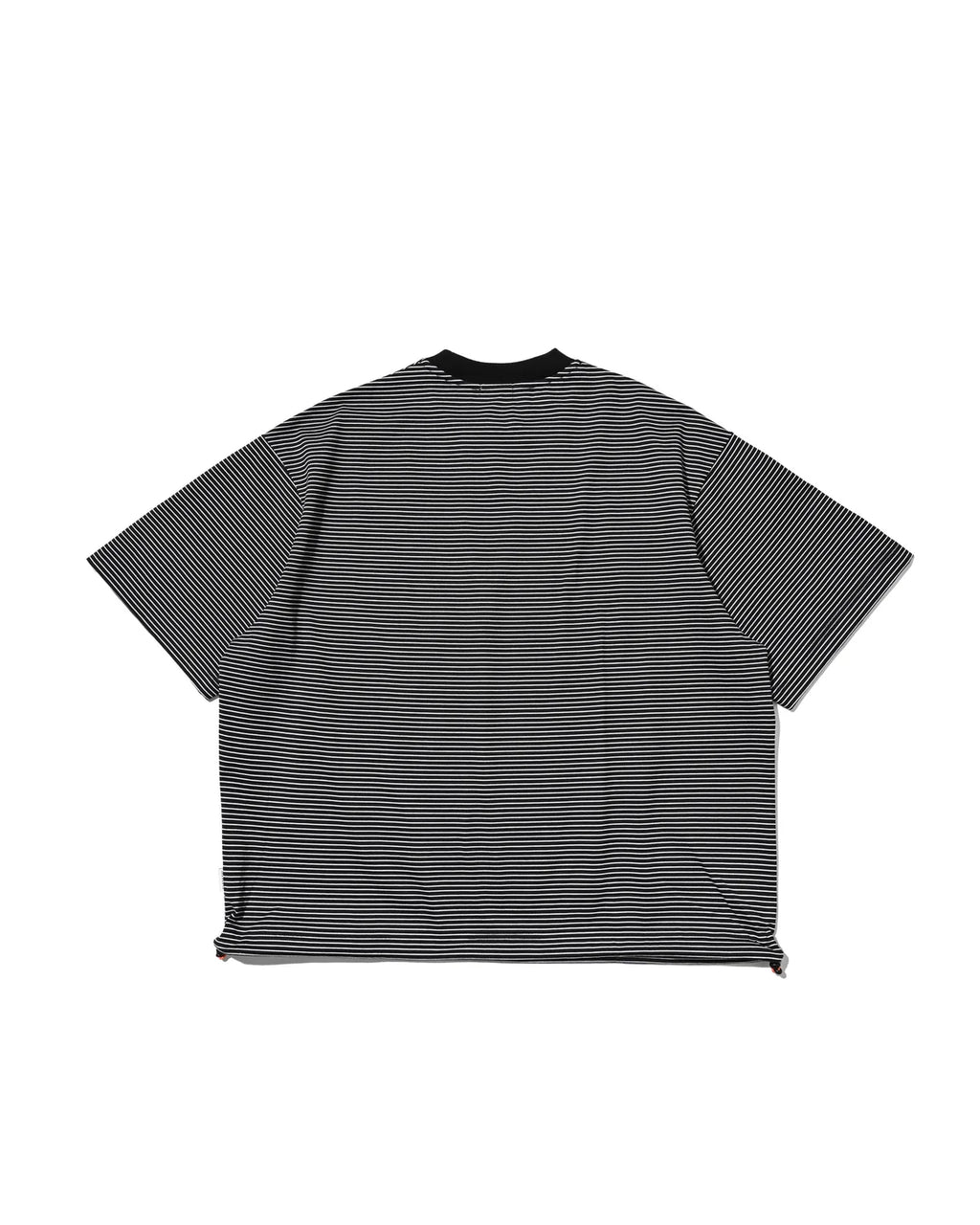 CLESSTE
"C×CONCEPT" STRIPED S/S T-SHIRT WITH DRAWSTRINGS