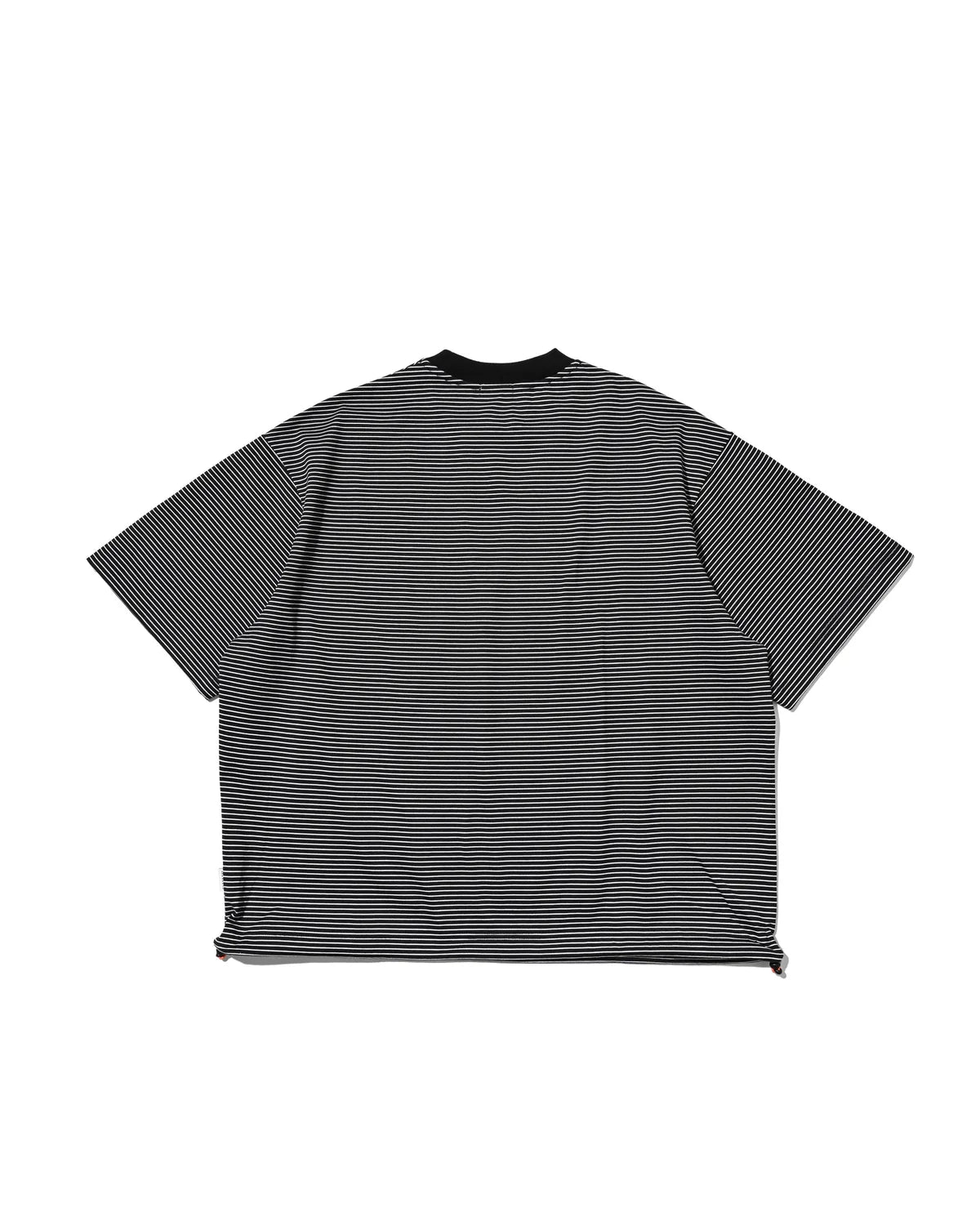 CLESSTE
"C×CONCEPT" STRIPED S/S T-SHIRT WITH DRAWSTRINGS