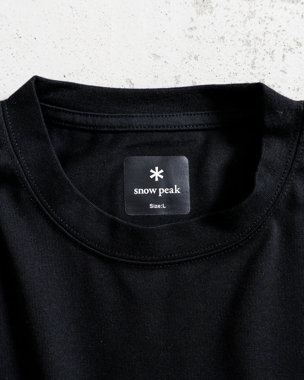 snow peak New Standard Back Printed Logo T-Shirt