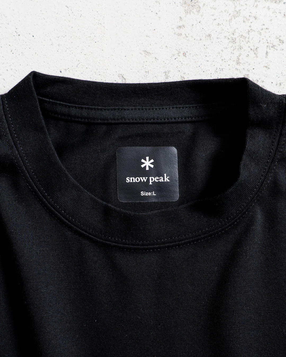 snow peak New Standard Back Printed Logo T-Shirt