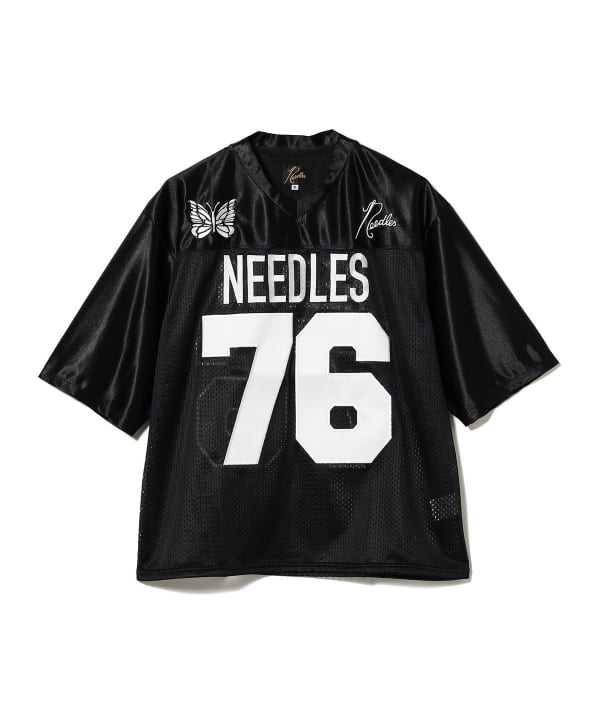 Beams【別注】NEEDLES / FOOTBALL T-SHIRT