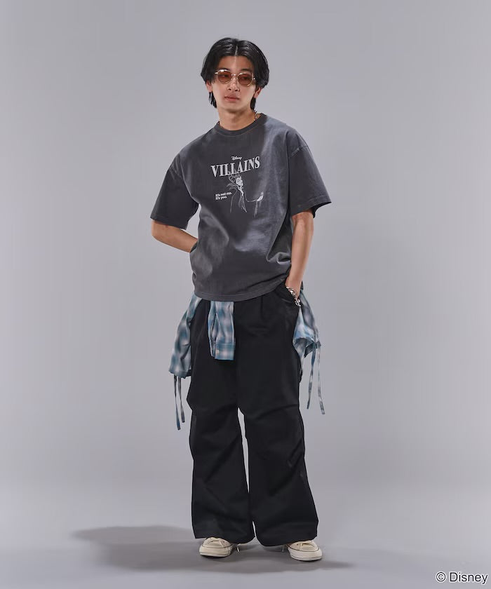 新款預訂 PUBLUXTucked wide twill Pants[Limited products]