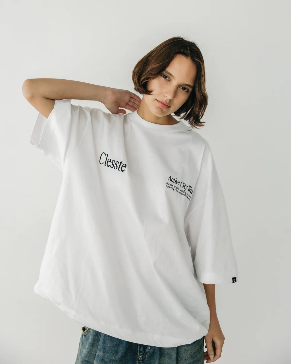 新款預訂 CLESSTE
ENBROIDERY MASSIVE T-SHIRT WITH DRAWSTRINGS