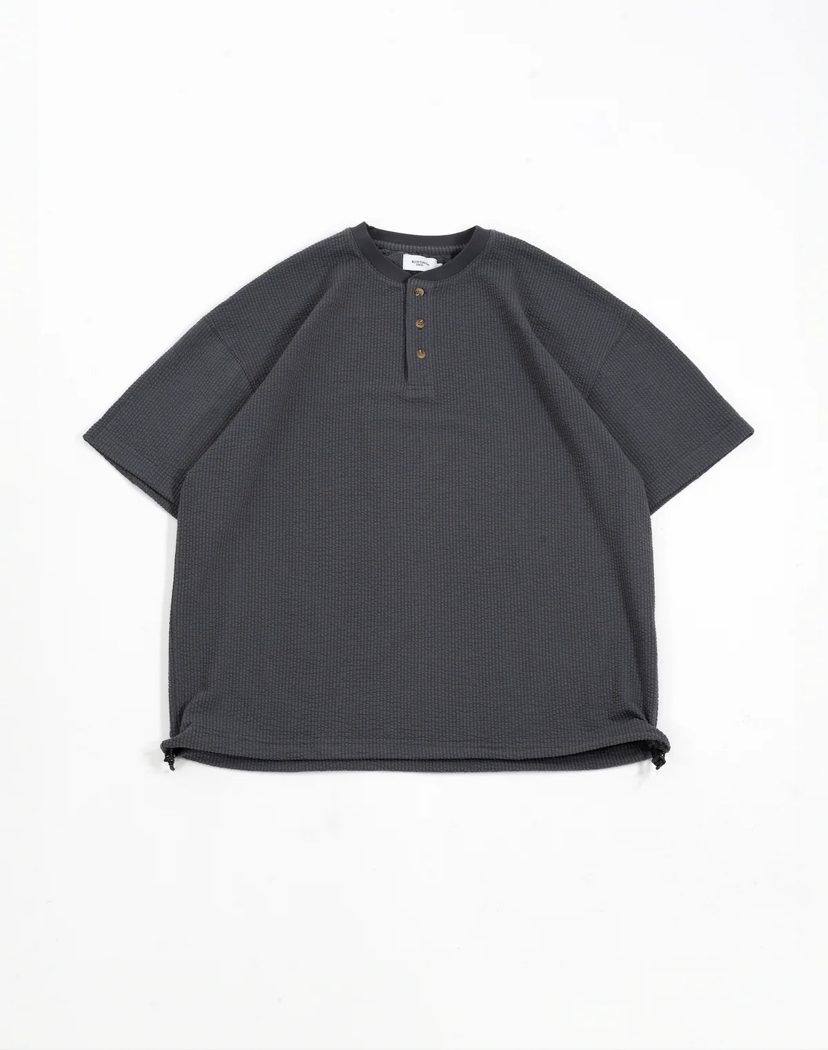 BONBON BLUETOWNTOKYO Sheer Soccer Henley Neck T