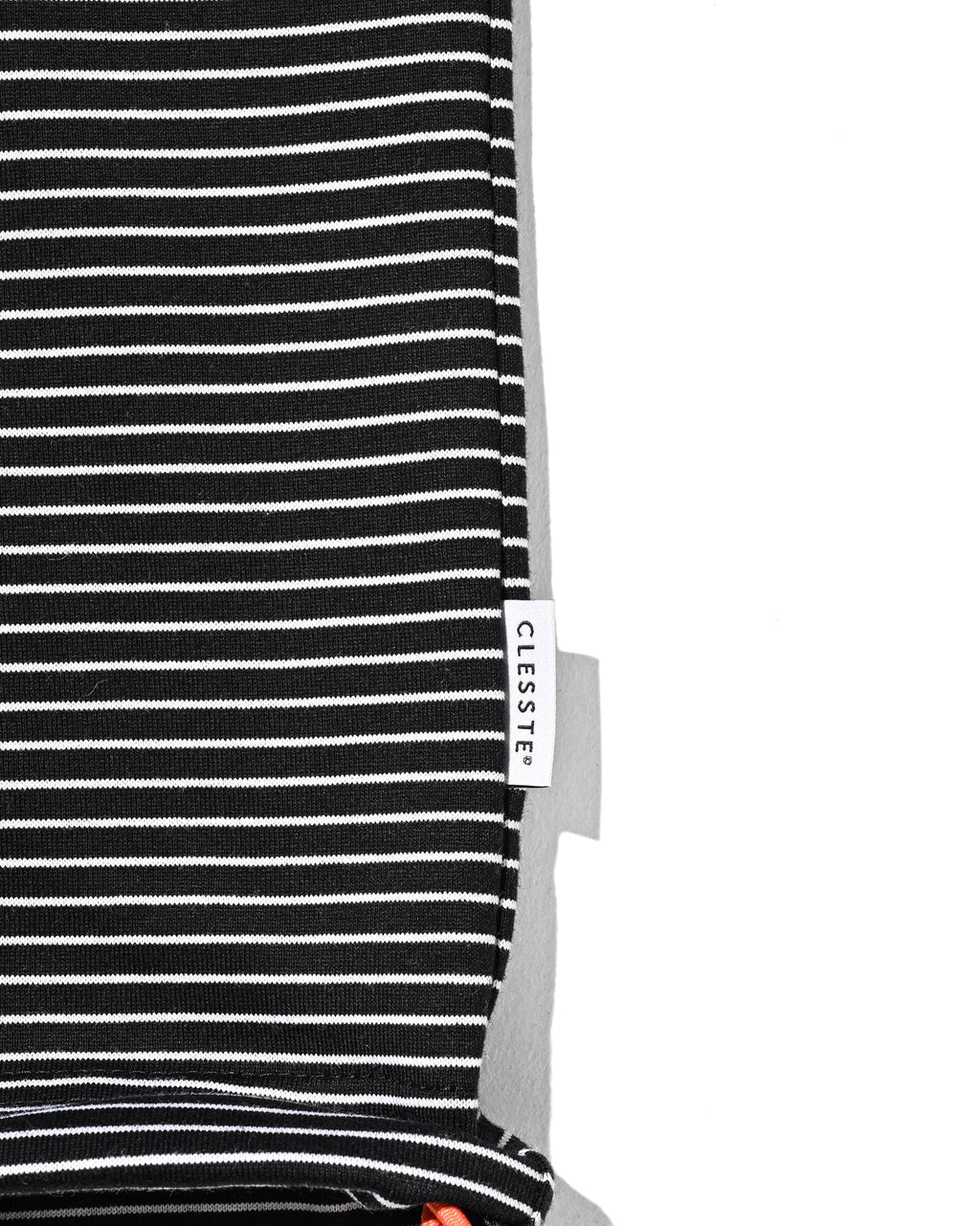 CLESSTE
"C×CONCEPT" STRIPED S/S T-SHIRT WITH DRAWSTRINGS