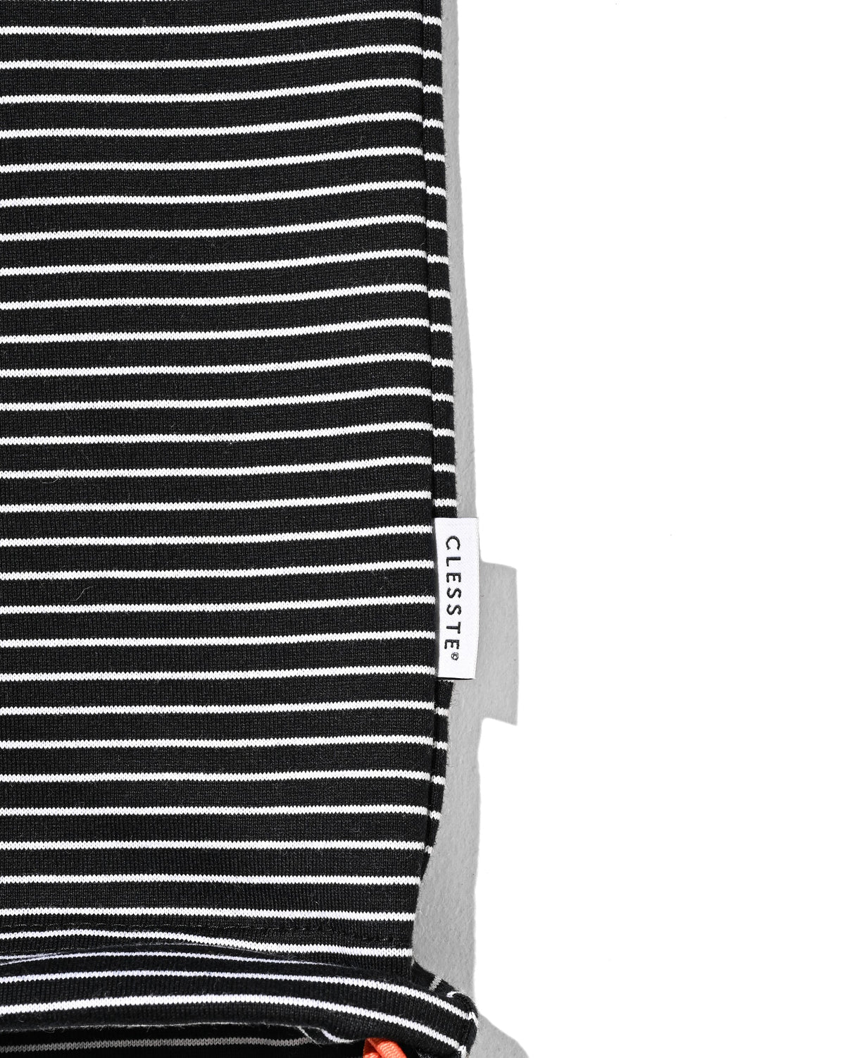 CLESSTE
"C×CONCEPT" STRIPED S/S T-SHIRT WITH DRAWSTRINGS