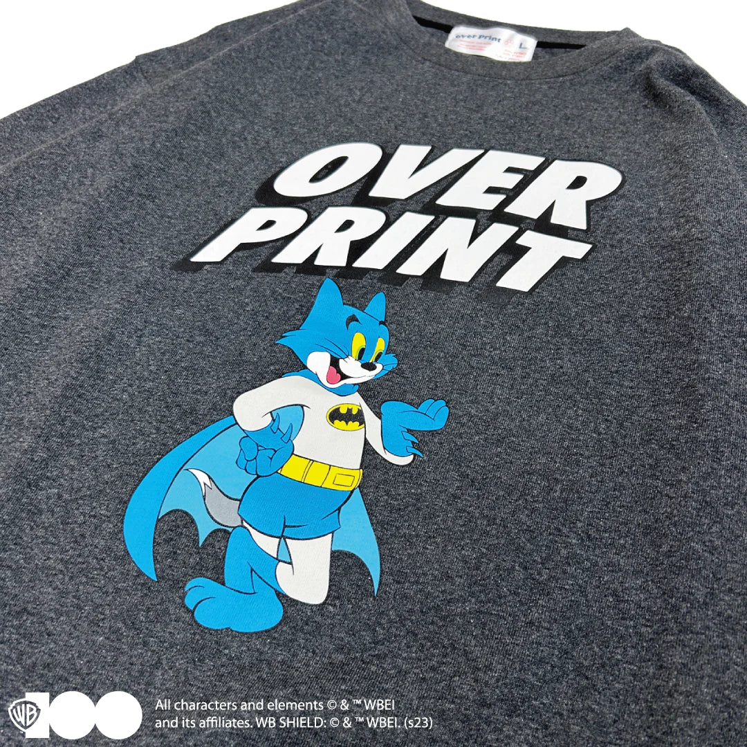 特價商品不享有其他優惠 Over Print / Tom And Jerry as Batman Sweatshirts Like L/s Tee - Warner Bros