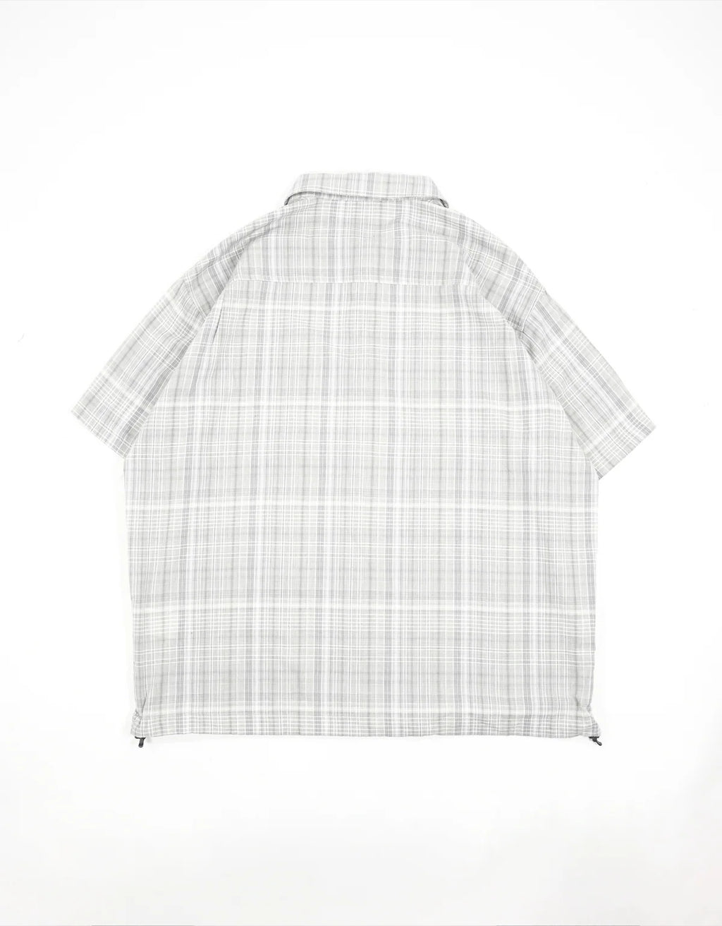 BONBON BLUETOWN TOKOY 
Half Zip Check Shirt