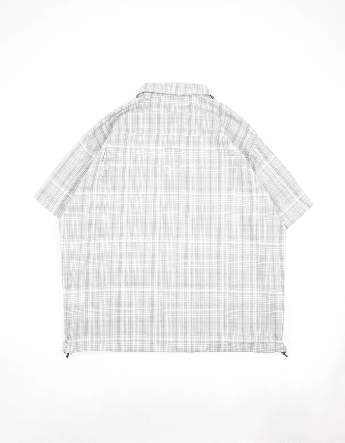 BONBON BLUETOWN TOKOY 
Half Zip Check Shirt