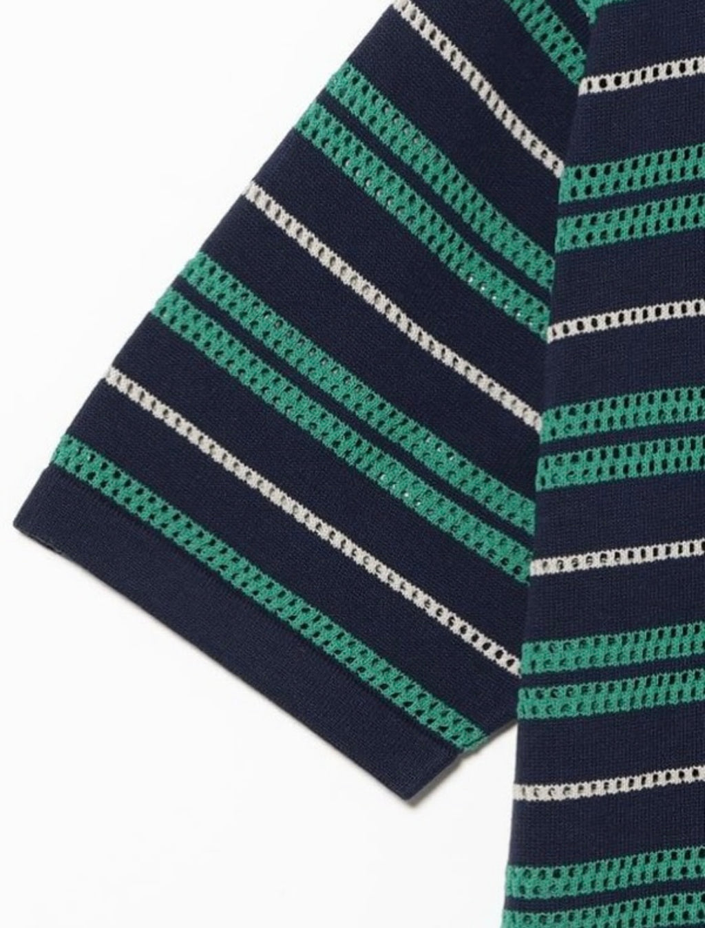 BEAMS
12 Gauge Border Polo Shirt